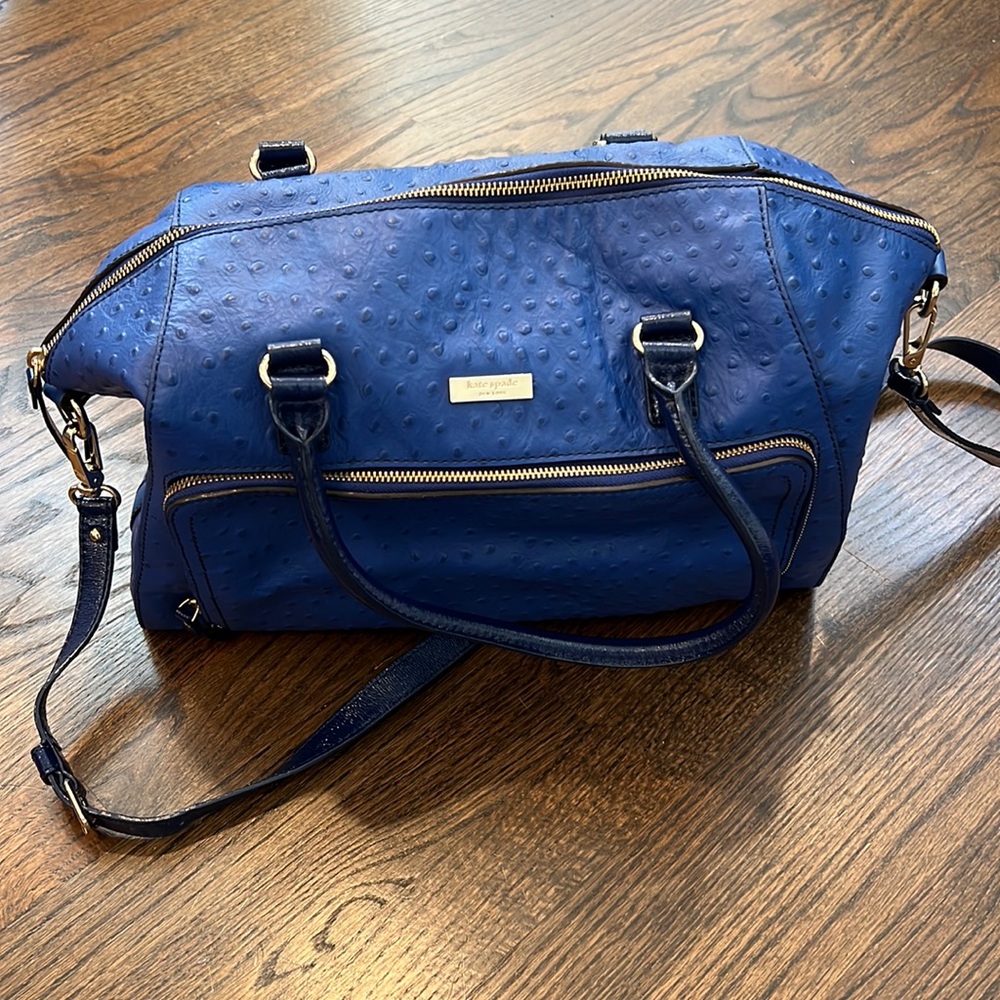 NWOT Kate Spade Blue Satchel Bag
